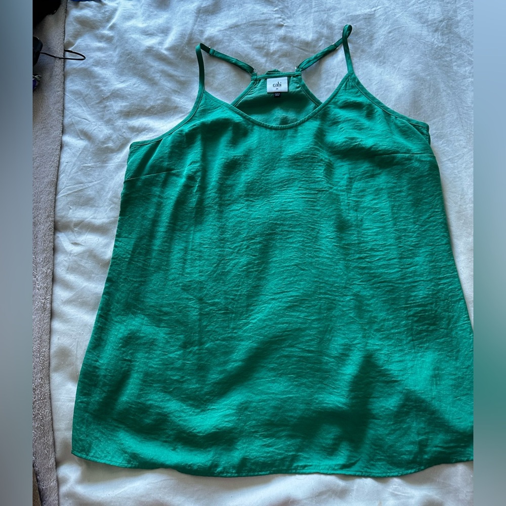 Cabi Green Sleeveless Women's Top Size medium